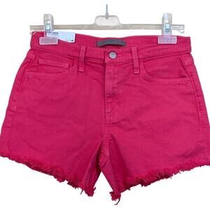 Joe's Jeans Ozzie cutoff shorts, pink, 26, NWT, bright, beach, festival, resort